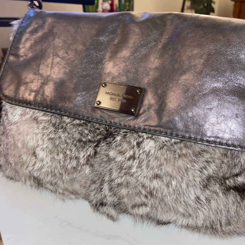 Michael Michael Kors vintage rabbit fur cross body